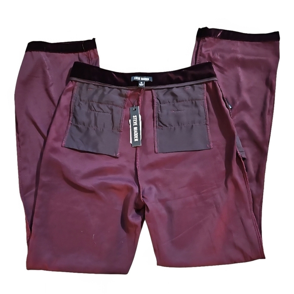 STEVE MADDEN Woman's Mercer Velvet Straight Leg Pants - Picture 9 of 11